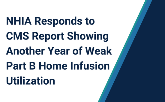  NHIA Responds to CMS Report Showing Another Year of Weak Part B Home Infusion Utilization