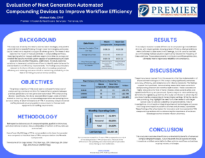 Evaluation of Next Generation Automated Compounding Devices to Improve Workflow Efficiency poster image