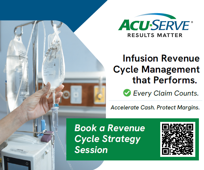 ACU-Serve ad, Infusion Revenue Cycle Management that Performs